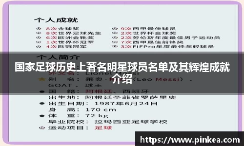 国家足球历史上著名明星球员名单及其辉煌成就介绍