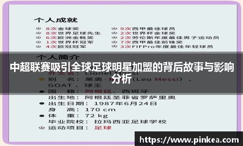 中超联赛吸引全球足球明星加盟的背后故事与影响分析